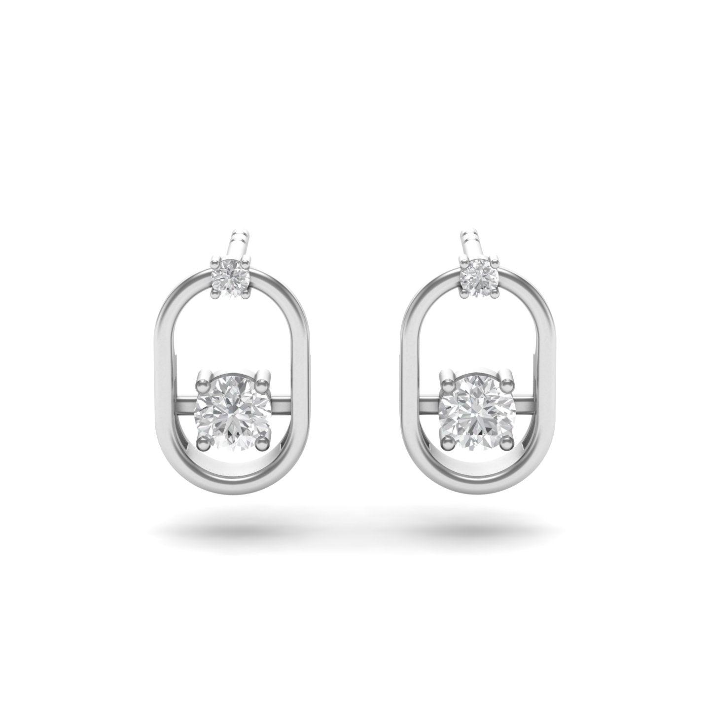 Vito Silver Ear Studs