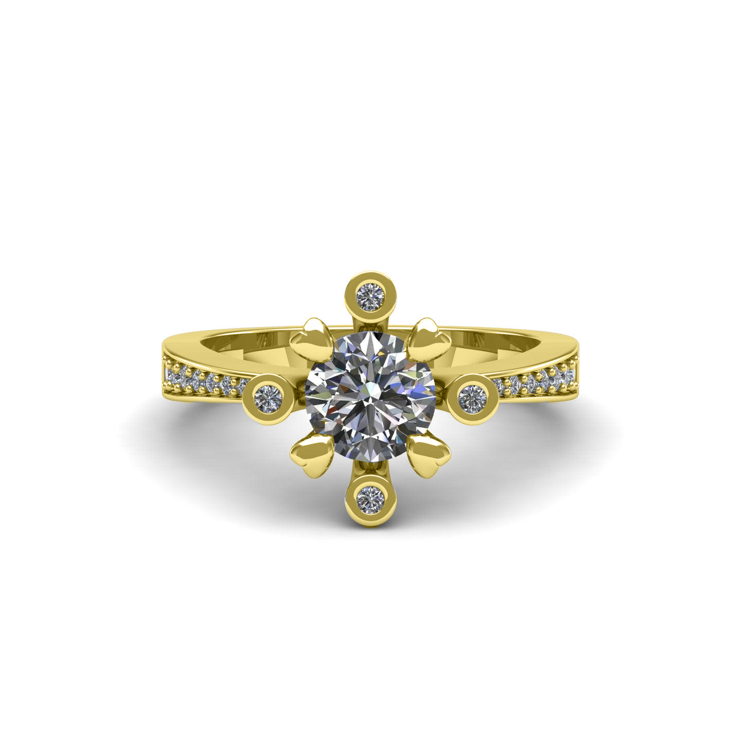 Symbol of Love Solitaire Ring