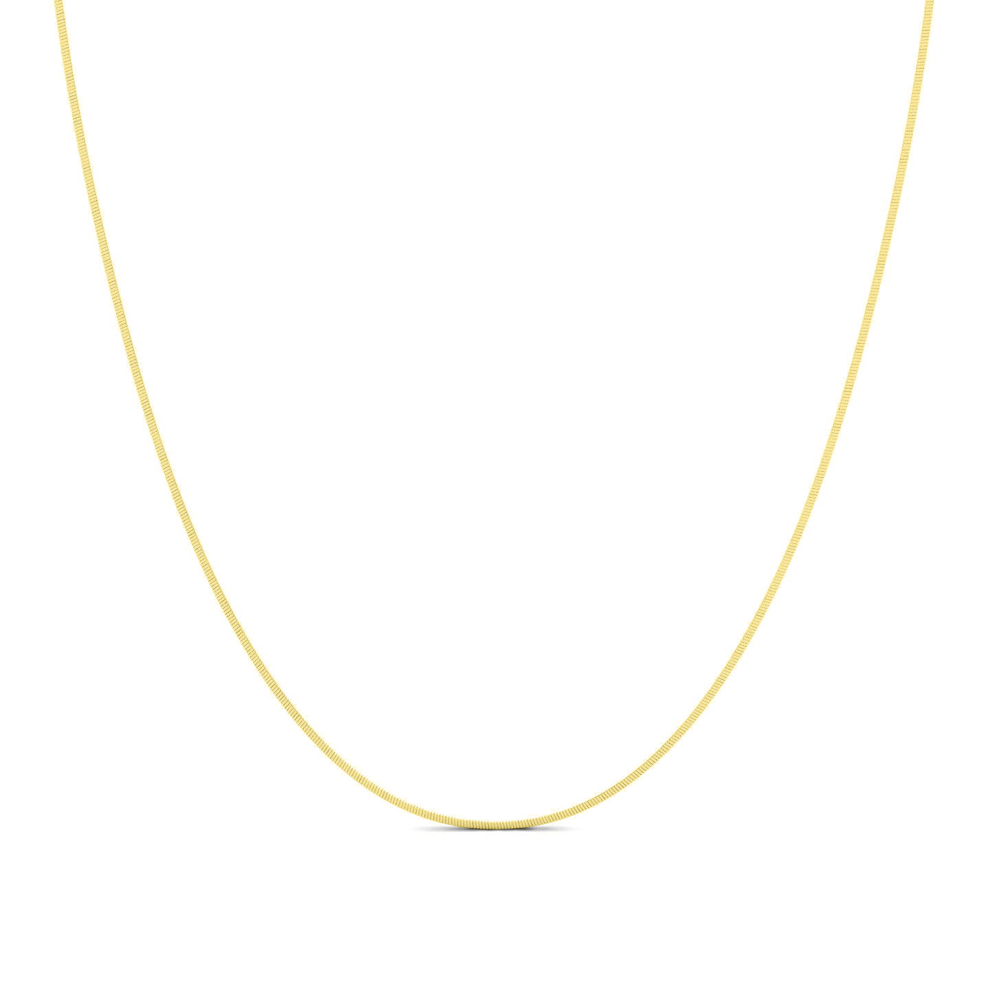 Snake Italian Silver Neck Chain