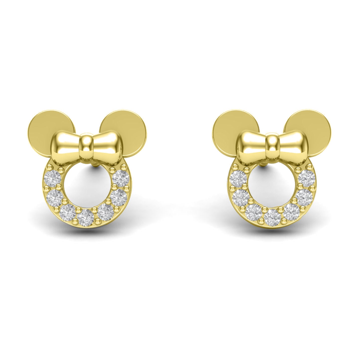 Mickey Bow Ear Studs