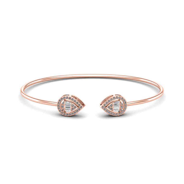 Pear Ends Cluster Bangle