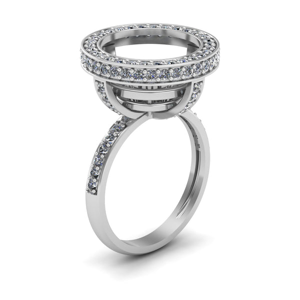 Fine Signature Moissanite Silver Ring