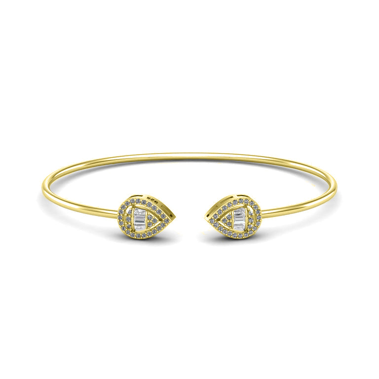 Pear Ends Cluster Bangle