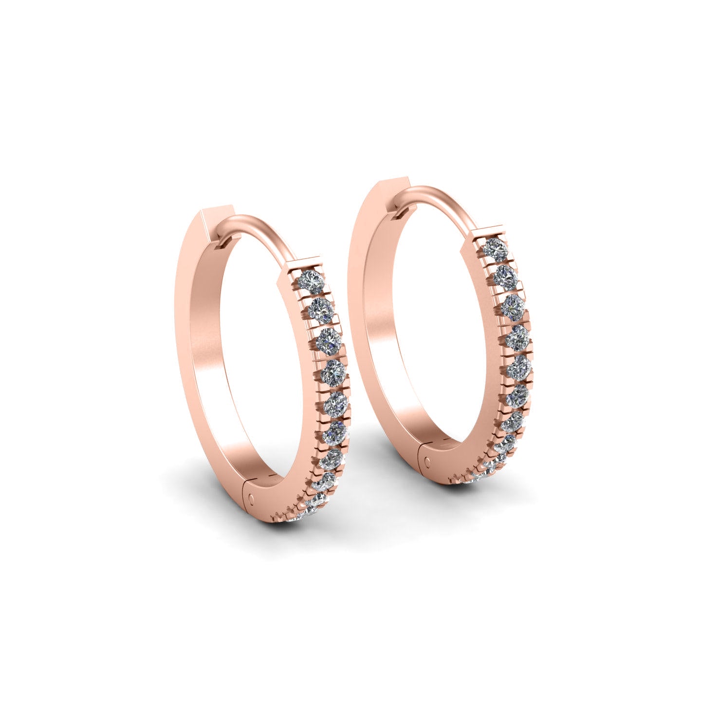 Rounded Silver Hoops