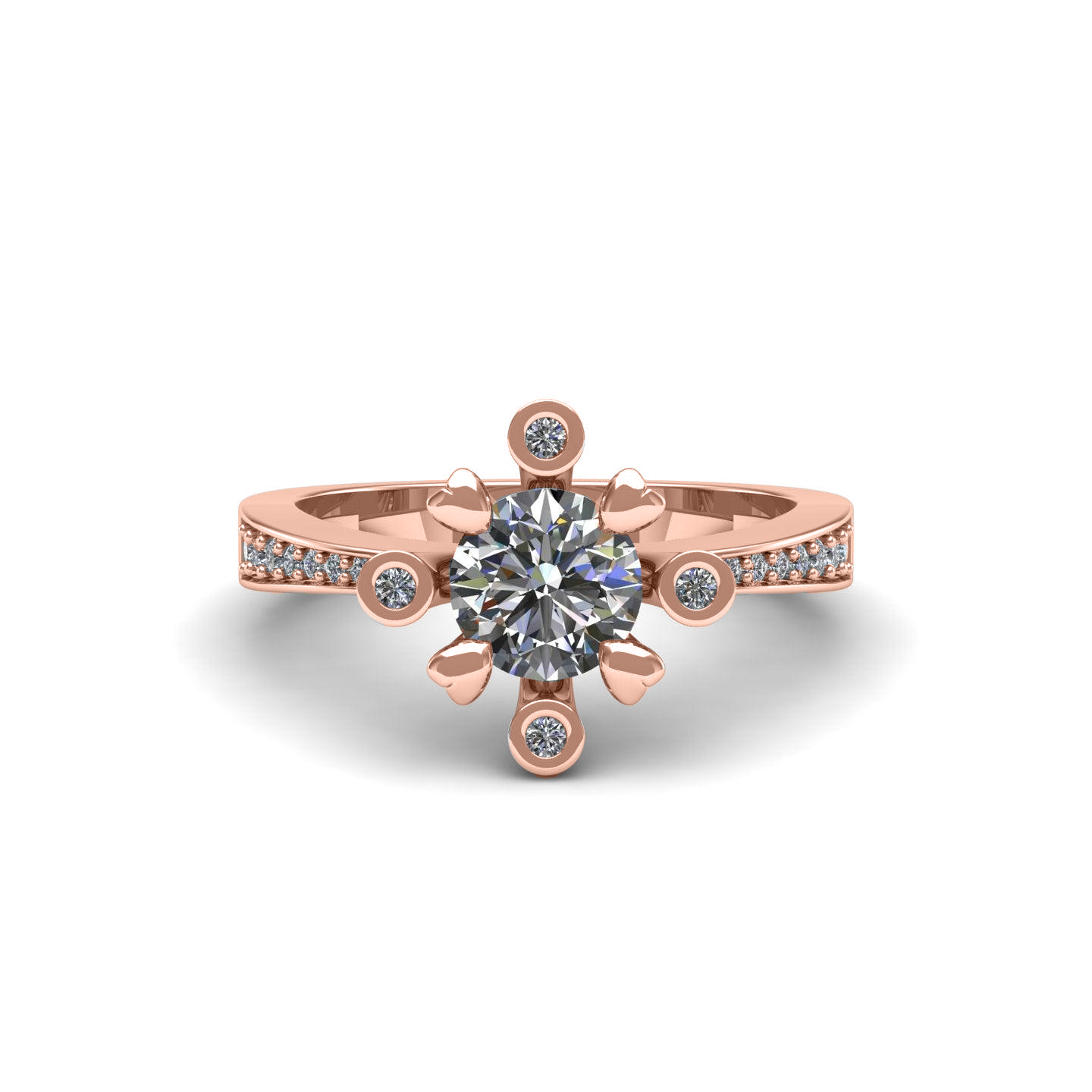 Symbol of Love Solitaire Ring