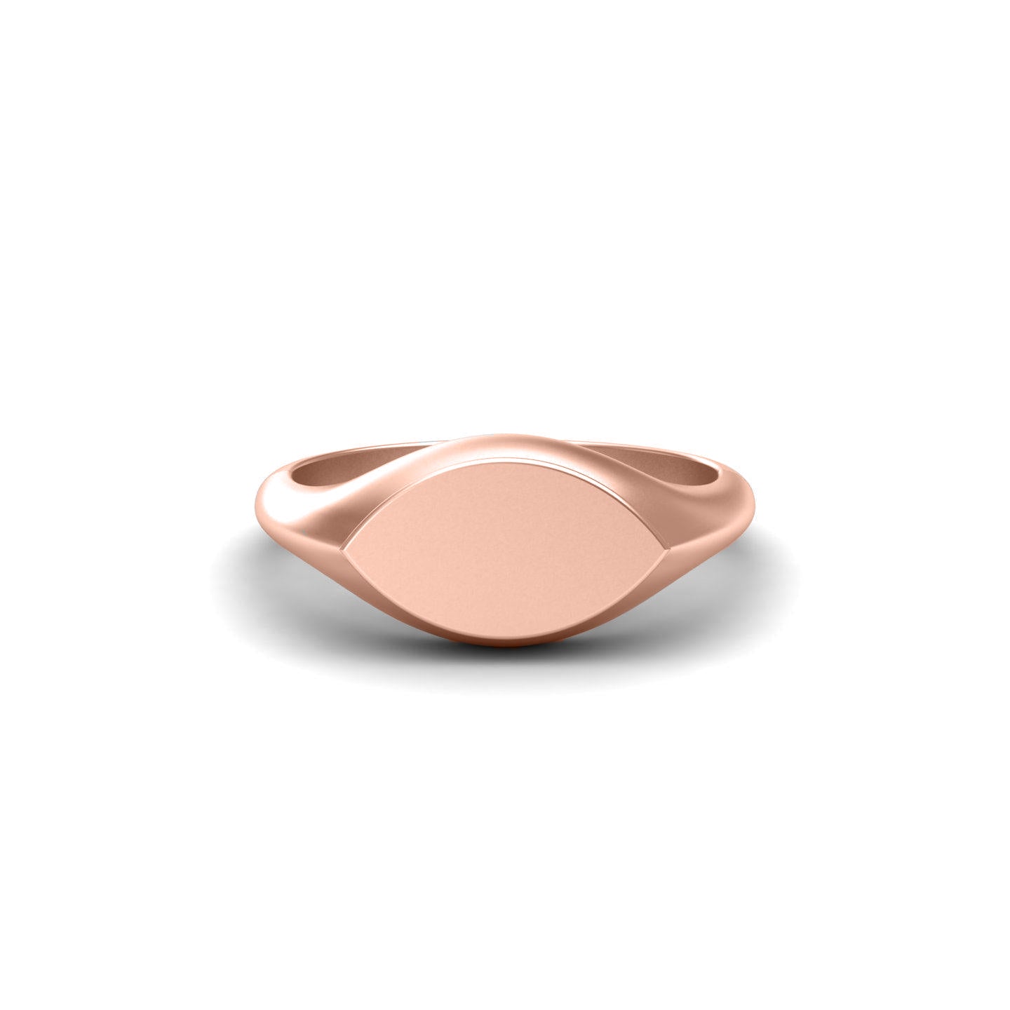 Marquise Signet Silver Ring
