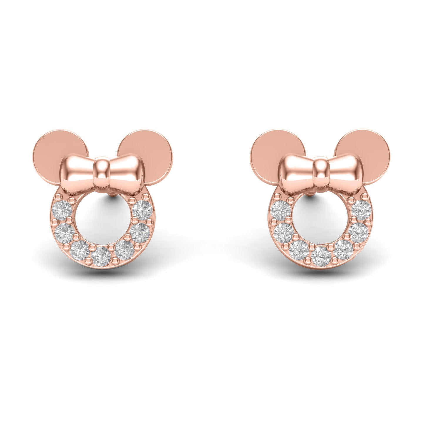 Mickey Bow Ear Studs