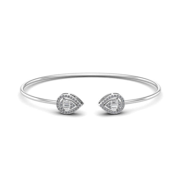 Pear Ends Cluster Bangle