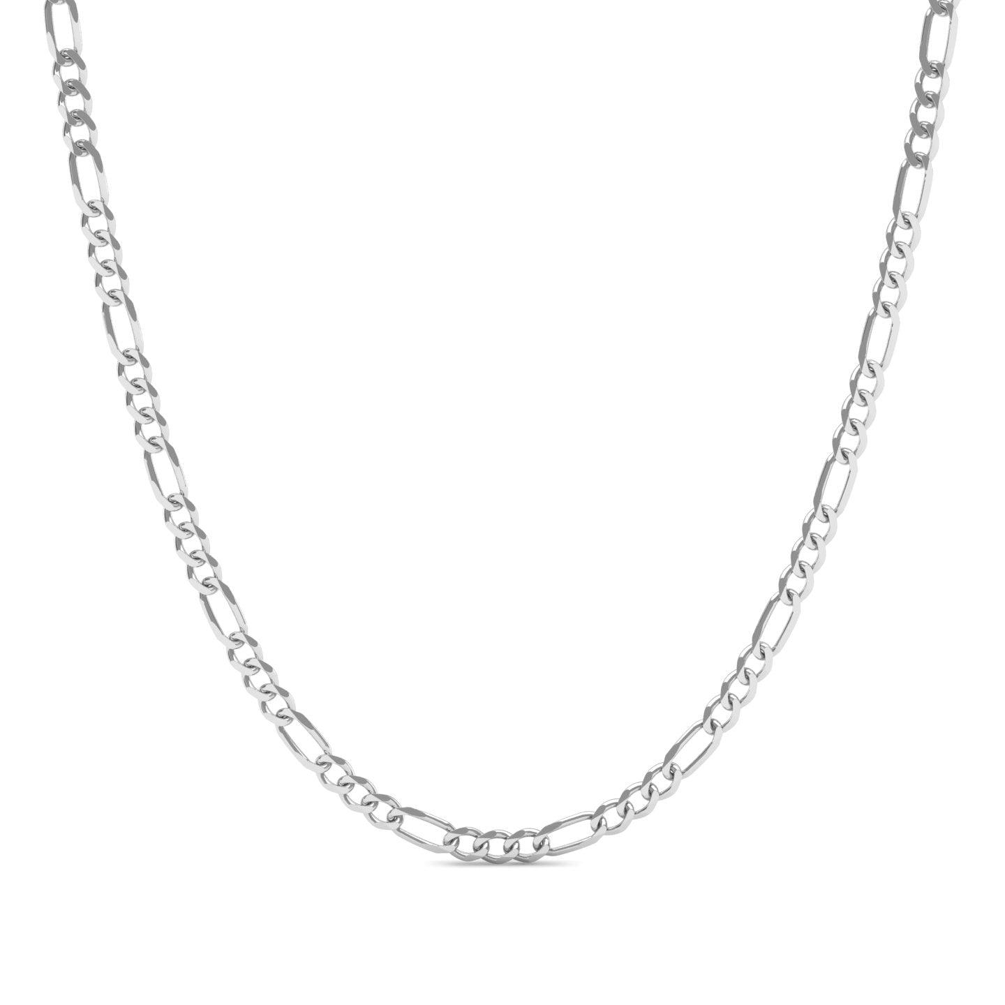 Figaro Italian Silver Neck Chain
