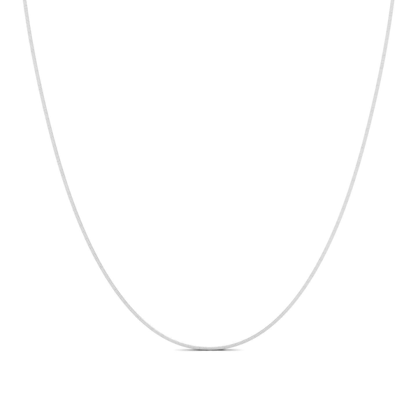Snake Italian Silver Neck Chain