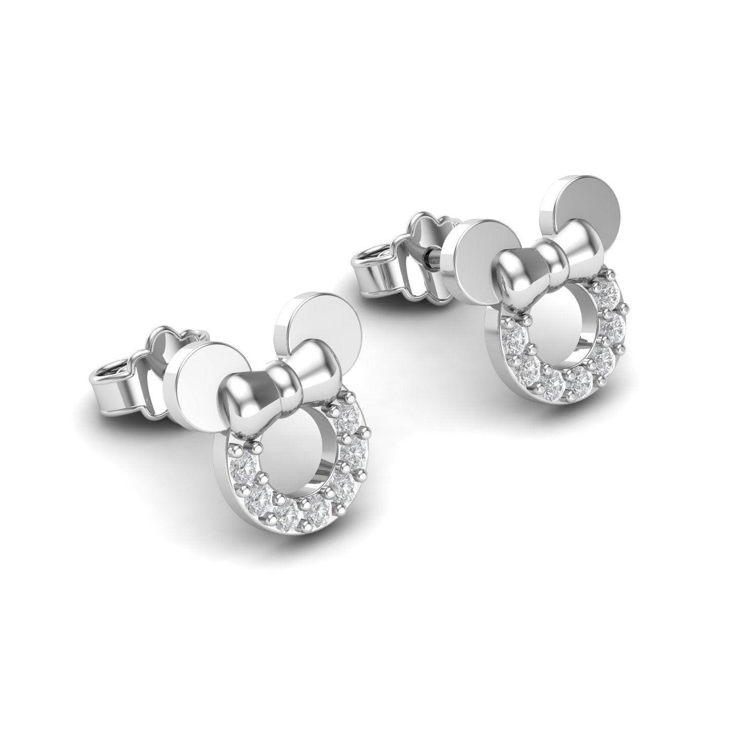 Mickey Bow Ear Studs