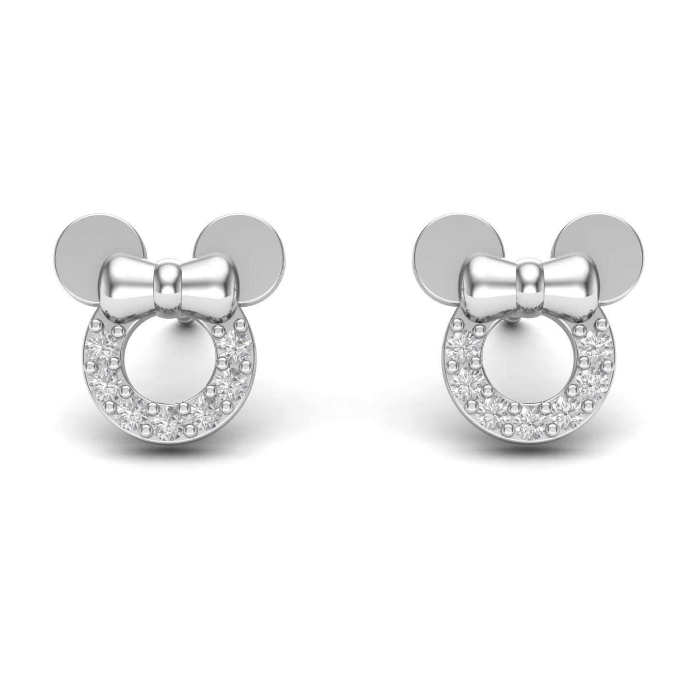 Mickey Bow Ear Studs