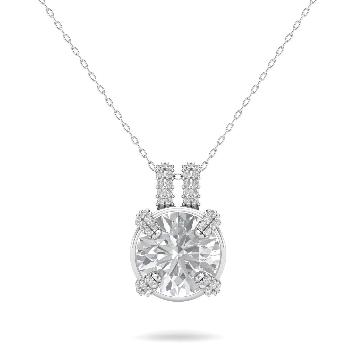 Signature Claw Silver Necklace