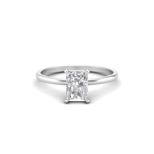 1 Carat Radiant - Moissanite Signature Solitaire Ring