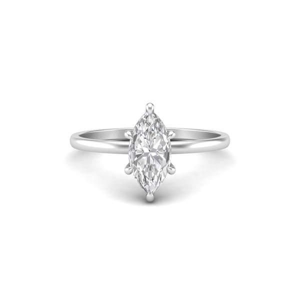 1 Carat Marquise - Moissanite Signature Solitaire Ring