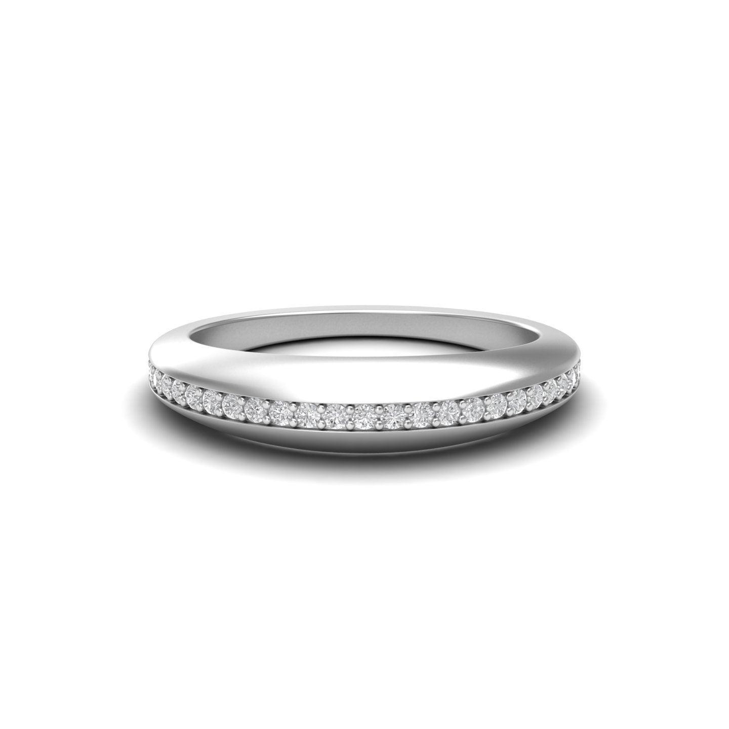 Carmela - Pavé Moissanite Silver Ring - El Aréte