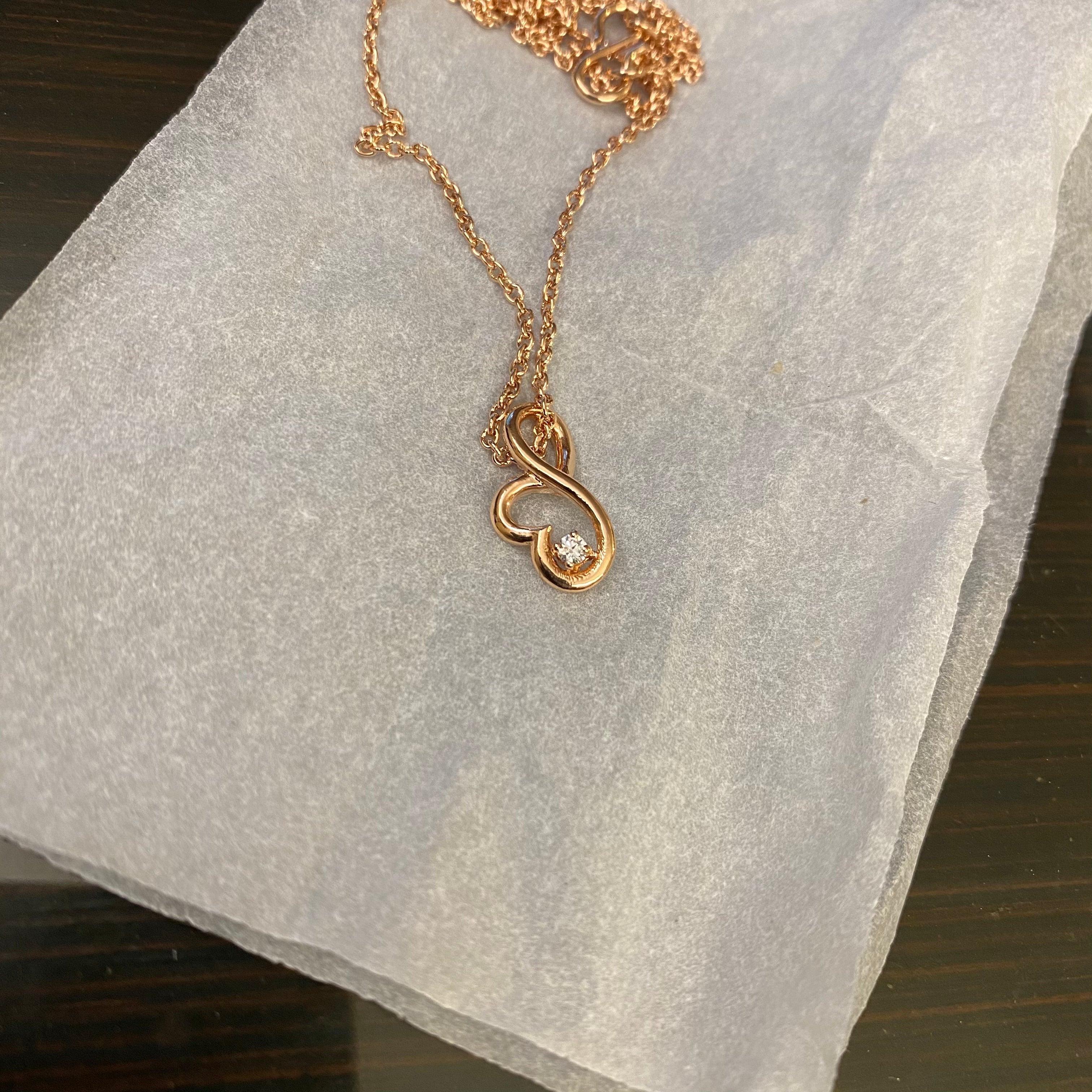 Heart Silver Moissanite Necklace - El Aréte